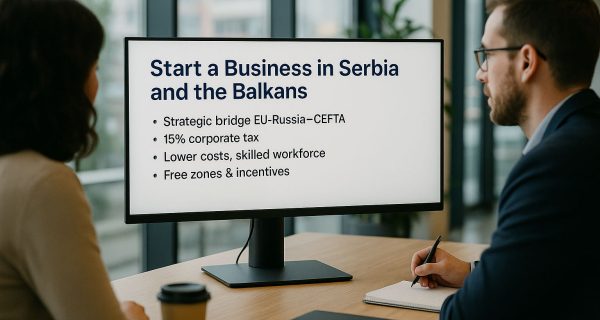 Business consulting for expanding companies in the Balkans, with strategic guidance for Serbia and regional markets