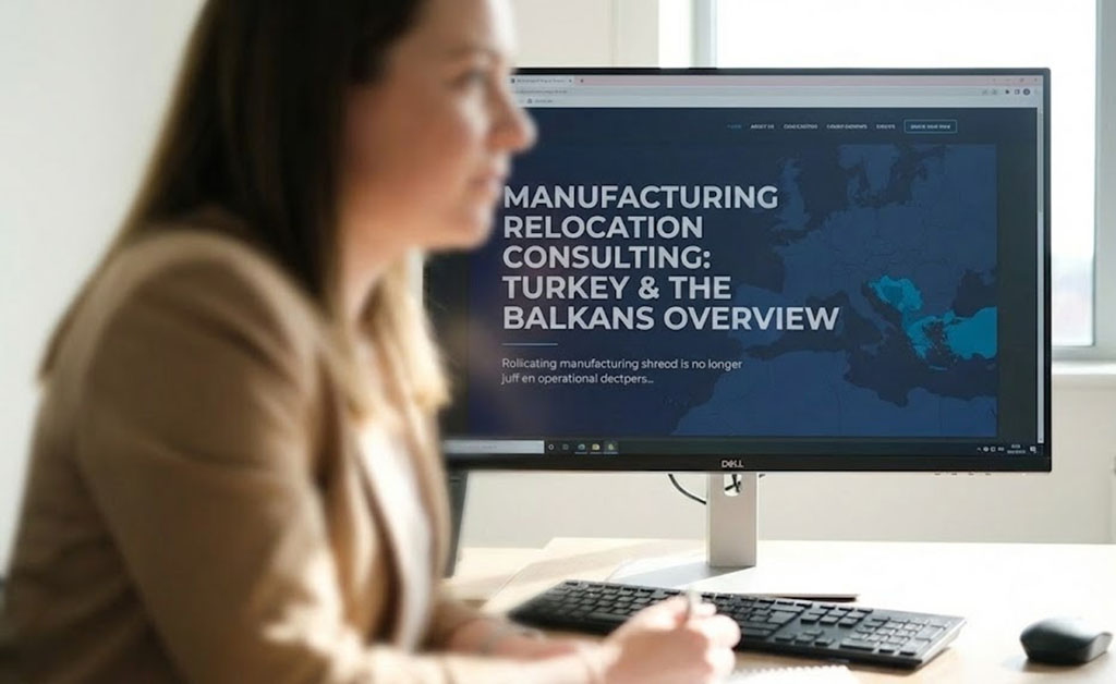 Supporting European companies through the manufacturing relocation process in Turkey and the Balkans