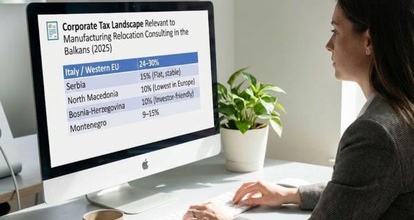 Manufacturing relocation consulting in the Balkans for European companies