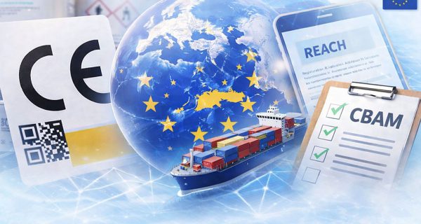 CE certification, labelling, REACH and CBAM requirements for non-EU exporters entering the European Union market