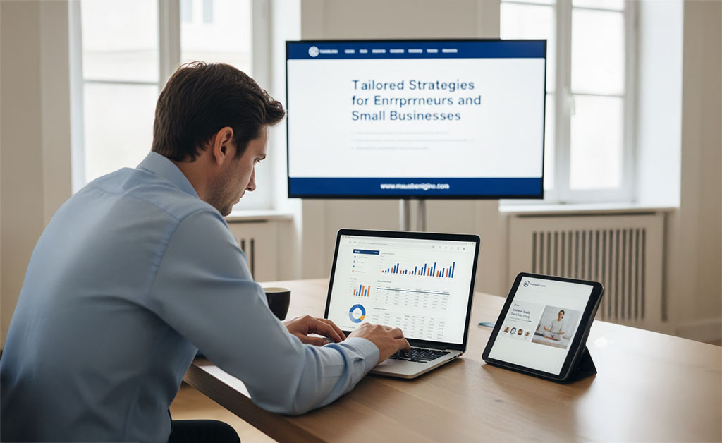 Digital marketing consulting services focused on SEO, content strategy, and business growth
