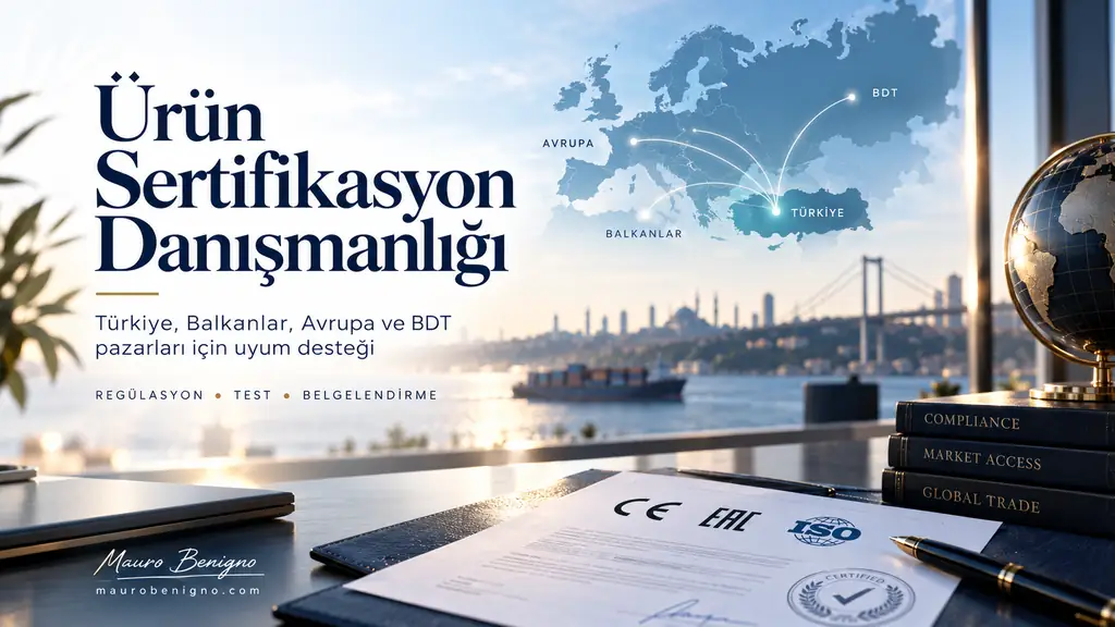 Ürün sertifikasyon danışmanlığı: CE, EAC, test, teknik dosya ve uluslararası pazar uyumu