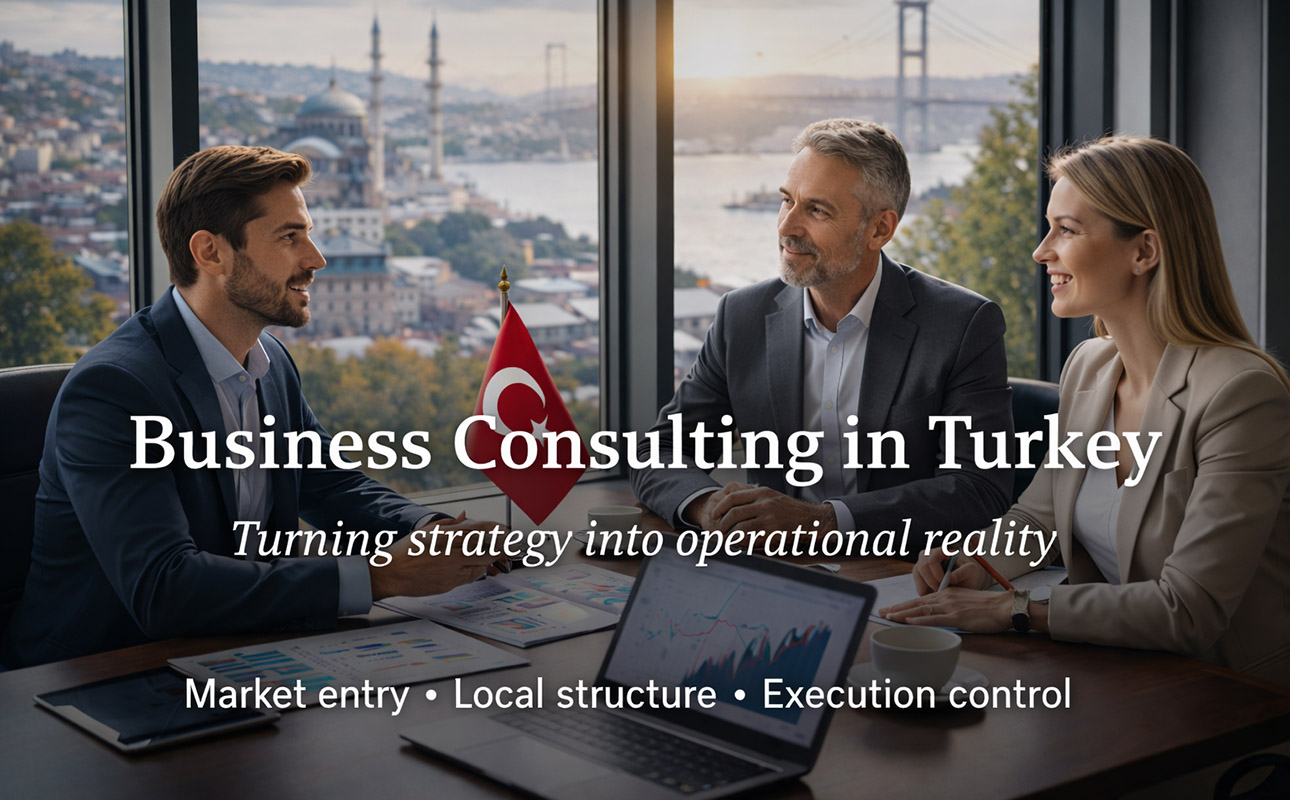 Business consulting in Turkey for foreign companies planning market entry and local operations